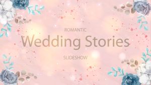 Свадебное Романтичное слайд-шоу красные сердца Wedding Romantic Slideshow Red Hearts