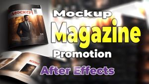 Mockup Magazine Promotion