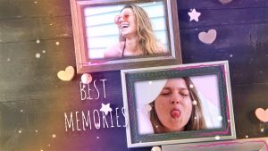 Best Memories Photo doodle Frame Gallery adobe after effects