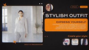 Fashion store promo UX web