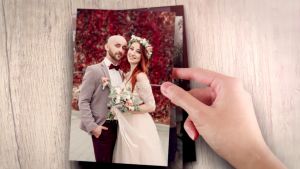 Our Memories Wedding Slideshow hand fotograph