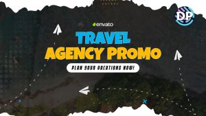 Travel Agency Book Ink Promo MOGRT