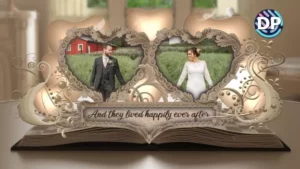 Wedding Album Book for Premiere Pro green pages